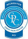chest pain center accreditation badge